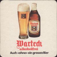 Beer coaster warteck-50