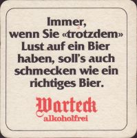 Beer coaster warteck-50-zadek-small