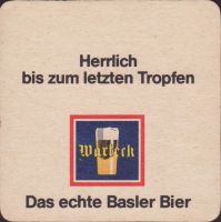 Beer coaster warteck-52-zadek