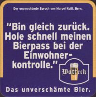 Beer coaster warteck-60