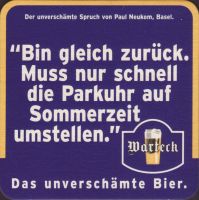 Beer coaster warteck-63