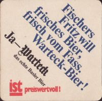 Beer coaster warteck-66-zadek