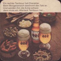 Beer coaster warteck-70-zadek
