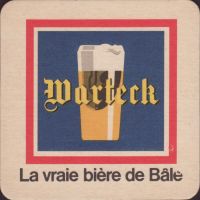 Beer coaster warteck-75