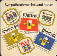 Beer coaster warteck-8-zadek