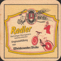 Beer coaster weideneder-brau-22-zadek