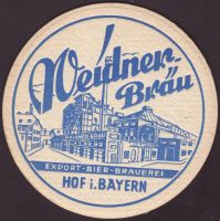 Beer coaster weidner-2-small