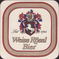 Beer coaster weiss-rossl-brau-1