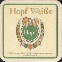 Beer coaster weissbierbrauerei-hopf-1