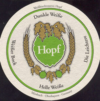 Beer coaster weissbierbrauerei-hopf-2