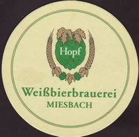 Beer coaster weissbierbrauerei-hopf-4-oboje