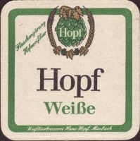 Beer coaster weissbierbrauerei-hopf-6-oboje-small
