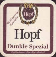 Beer coaster weissbierbrauerei-hopf-8-zadek