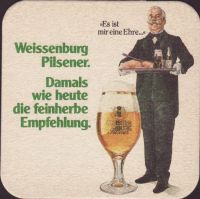 Beer coaster weissenburg-13-zadek