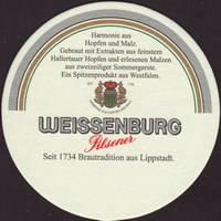 Beer coaster weissenburg-4-zadek