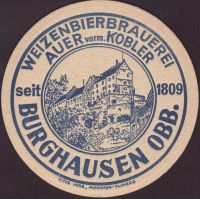 Beer coaster weizenbierbrauerei-auer-vorm-kobler-1