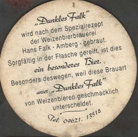 Beer coaster weizenbierbrauerei-hans-falk-1-zadek