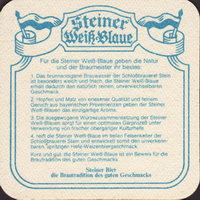 Pivní tácek weizenbierbrauerei-steiner-1-zadek