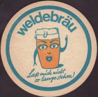 Beer coaster welde-brau-6-zadek