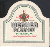 Pivní tácek werner-brau-1
