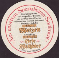 Beer coaster werner-brau-15-zadek