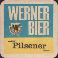 Beer coaster werner-brau-18-oboje