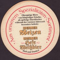 Beer coaster werner-brau-19-zadek