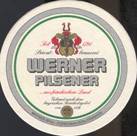 Pivní tácek werner-brau-2