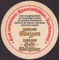 Beer coaster werner-brau-21-zadek