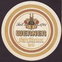 Beer coaster werner-brau-22-zadek