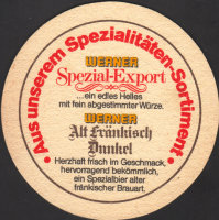 Beer coaster werner-brau-26-zadek