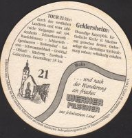 Pivní tácek werner-brau-27-zadek