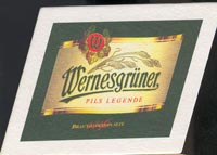 Pivní tácek wernesgruner-1