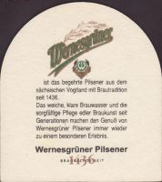 Beer coaster wernesgruner-13-zadek