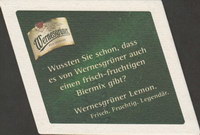 Beer coaster wernesgruner-17-zadek