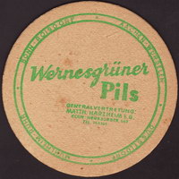 Beer coaster wernesgruner-25-zadek-small