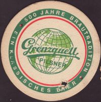 Beer coaster wernesgruner-29-oboje