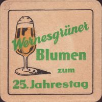 Beer coaster wernesgruner-31-zadek