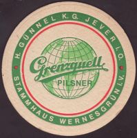 Beer coaster wernesgruner-32-oboje
