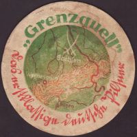 Beer coaster wernesgruner-35-zadek