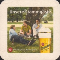 Beer coaster wernesgruner-41-zadek