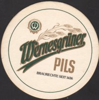 Beer coaster wernesgruner-43-small