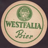 Beer coaster westfalia-brauerei-bernhard-jansen-1-zadek