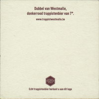 Beer coaster westmalle-20-zadek-small