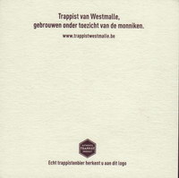 Beer coaster westmalle-25-zadek-small