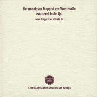 Beer coaster westmalle-28-zadek