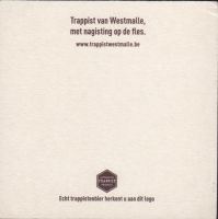 Beer coaster westmalle-35-zadek-small