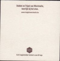 Beer coaster westmalle-36-zadek