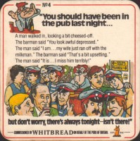 Beer coaster whitbread-166