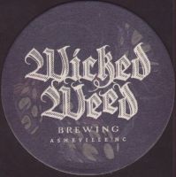 Beer coaster wicked-weed-1